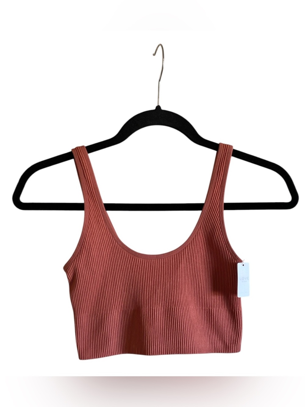 Women’s LOVE BY GAP Ribbed Cropped Tank Top S NWT